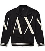 Armani Exchange Bonded Taping Full-Zip Jacket | Dillard's