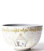 Coton Colors Neutral Nativity Footed Serving Bowl 96-oz