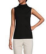 Donna Karan Boat Neck Sleeveless Top | Dillard's
