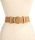 J.McLaughlin Popie Rattan Wide Strap Belt | Dillard display picture 1