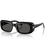 Miu Miu Women's MU 09WS53-X 53mm Striped Rectangle Sunglasses