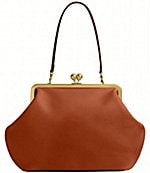 COACH Kisslock 30 East West Leather Frame Shoulder Bag | Dillard's