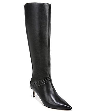 Image of 27 EDIT Naturalizer Falencia Leather Dress Tall Boots