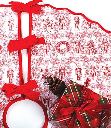Image of 8 Oak Lane Classic Nutcracker Tree Skirt
