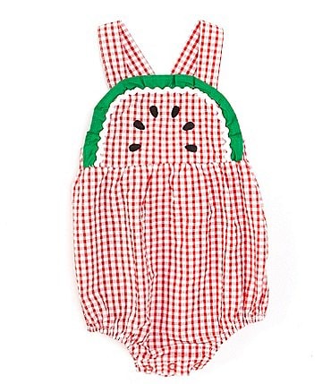 Image of Adventurewear 360 Baby Girls 3-24 Months Round Neck Sleeveless Watermelon Bubble