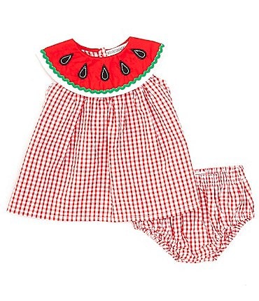 Image of Adventurewear 360 Baby Girls Newborn-12 Months Watermelon Print Dress