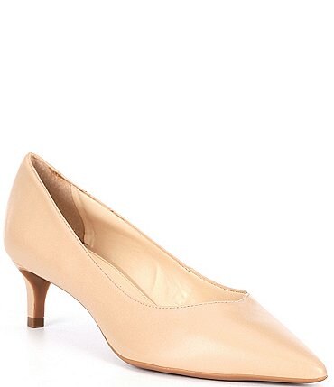 Image of Alex Marie Noelli Leather Pointed Toe Pumps