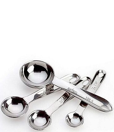 Image of All-Clad 4-Piece Stainless Steel Measuring Spoon Set