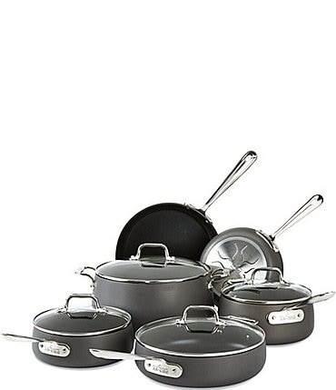Image of All-Clad HA1 Hard-Anodized Nonstick 10-Piece Cookware Set