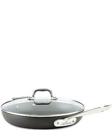 Image of All-Clad HA1 Hard-Anodized Nonstick Fry Pan with Lid