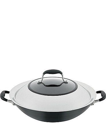 Image of Anolon Advanced Home Hard-Anodized Nonstick Wok with Side Handles