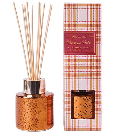 Image of Aromatique Cinnamon Cider Mini Reed Diffuser Set