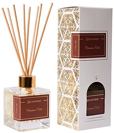 Image of Aromatique Cinnamon Cider Reed Diffuser Set