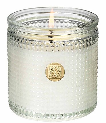 Image of Aromatique The Smell of Gardenia Textured Glass Candle