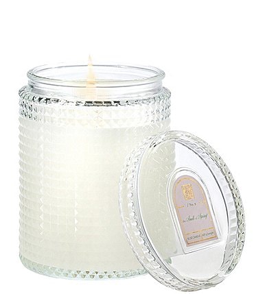 Image of Aromatique The Smell of Spring Textured Glass Candle, 15 oz.