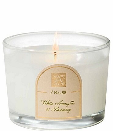 Image of Aromatique White Amaryllis and Rosemary Petite Glass Candle, 4.5-oz.