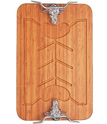 Image of Arthur Court Longhorn Bamboo Carving Board