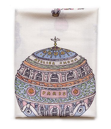 Image of Atelier Choux Paris Hot Air Balloons Cashmere Baby Blanket