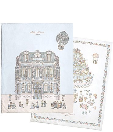 Image of Atelier Choux Paris Reversible Chateau Choux™ Le Gateau Quilt Blanket
