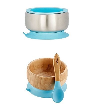 Image of Avanchy Baby/Toddler Sustainable Essentials Bowl/Spoon Feeding Set