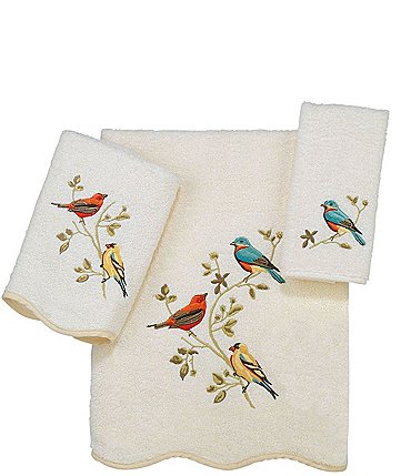 Image of Avanti Linens Premier Songbirds Cotton 3-Piece Bath Towel Set