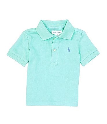 Image of Ralph Lauren Baby Boys 3-24 Months Short-Sleeve Mesh Polo Shirt