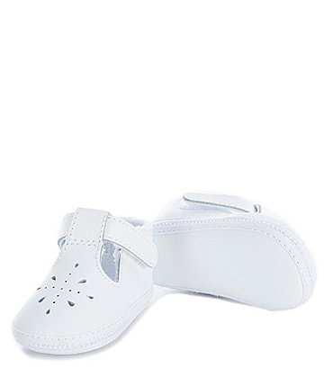 Image of Baby Deer Girls' Kennedy T-Strap Crib Shoes (Infant)