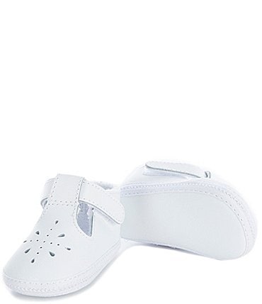 Image of Baby Deer Girls' Kennedy T-Strap Crib Shoes (Infant)