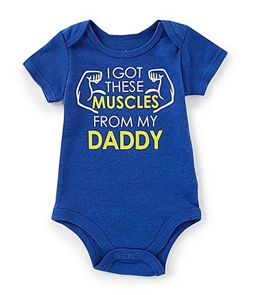 Image of Baby Starters Baby Boys Newborn-12 Months I Got These Muscles from My Daddy Bodysuit