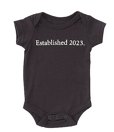 Image of Baby Starters Baby Newborn-6 Months Established 2023 Short Sleeve Bodysuit