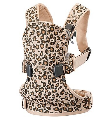 Image of BABYBJORN Cotton Baby Carrier One - Beige Leopard