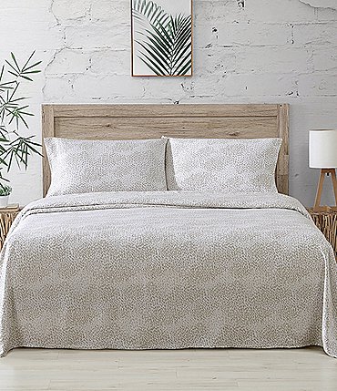Image of Bamboo Bliss 200-Thread-Count Printed Sheet Set