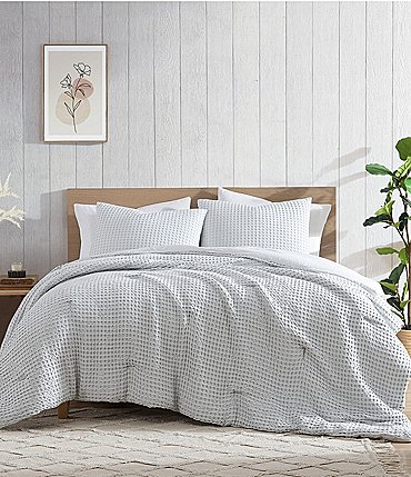 Image of Bamboo Bliss by Royal Heritage Cascade Waffle Weave Comforter Mini Set