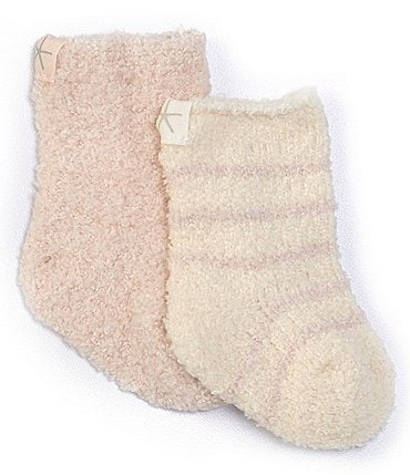 Image of Barefoot Dreams Baby Newborn-6 Months CozyChic® Socks 2-Pack