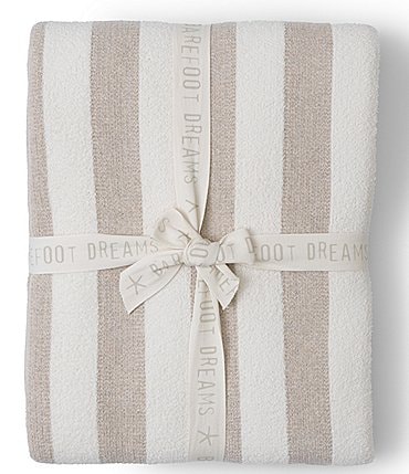 Image of Barefoot Dreams CozyChic&reg; Classic Stripe Pattern Throw Blanket