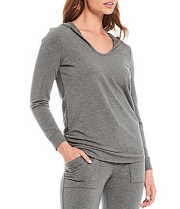 Image of Barefoot Dreams Malibu Luxe Brushed Jersey Coordinating Lounge Hoodie