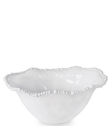 Image of Beatriz Ball Melamine VIDA Alegria Large White Serving Bowl