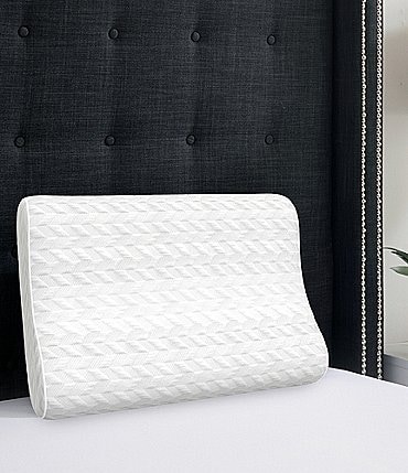 Image of BodiPEDIC Comfort Support Gel-Infused Memory Foam Contour Bed Pillow - Oversized
