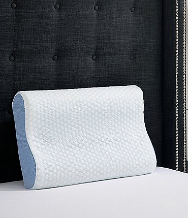 Image of BodiPEDIC Cooling Gel Overlay Memory Foam Contour Bed Oversized Pillow