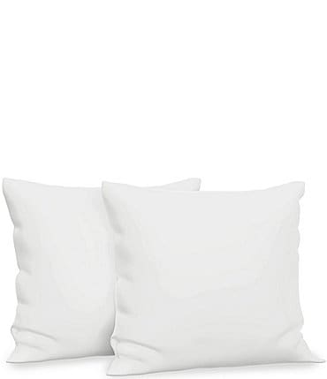 Image of BodiPEDIC Fiber Filled Square Euro Pillow Insert, Set of 2