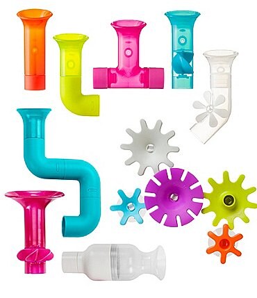 Image of Boon Pipes, Tubes, & Cogs Bath Toy Bundle Set