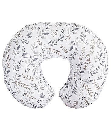 Image of Boppy Original Nursing Support Pillow - Grey Taupe Leaves