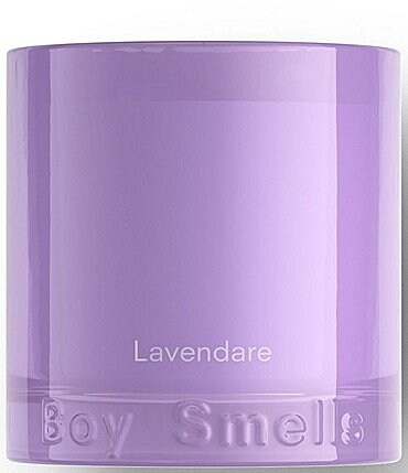 Image of Boy Smells Lavendare