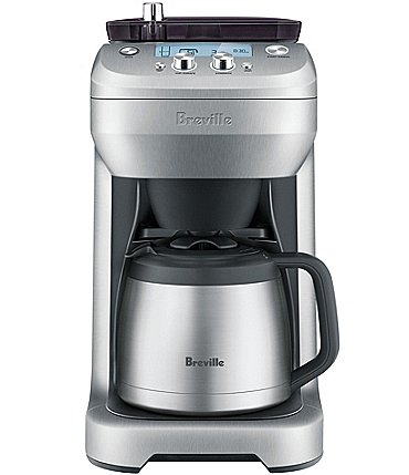 Image of Breville Grind Control® 12-Cup Silver Coffee Maker