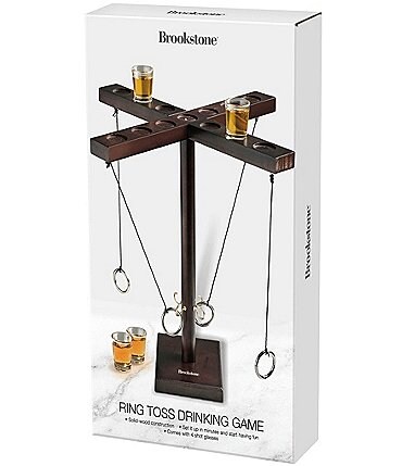 Image of Brookstone Ring Toss Drinking Game