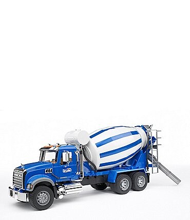 Image of Bruder Toy Mack Truck Granite Cement Mixer