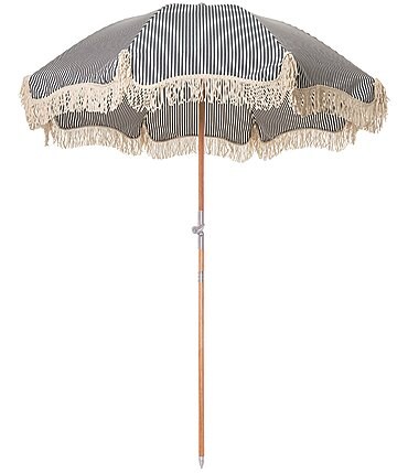 Image of business & pleasure Lauren's Stripe Premium Beach Umbrella