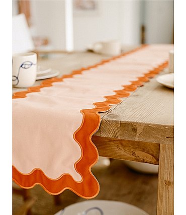 Image of business & pleasure Reversible Table Runner - Riviera Pink