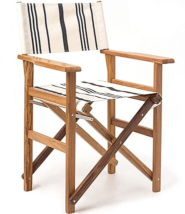 Image of business & pleasure The Vintage Stripe Director's Chair Table Height