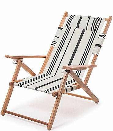 Image of business & pleasure Vintage Stripe Outdoor Living Collection Tommy Chair